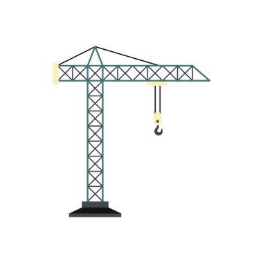 Vinç simgesi, düz stil