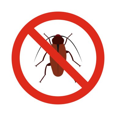 Yasak işareti hata simgesi, düz stil