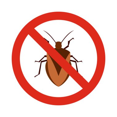 Yasak işareti mısırlarımı simgesi, düz stil