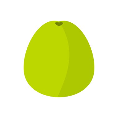 Düz stil pomelo simgesini