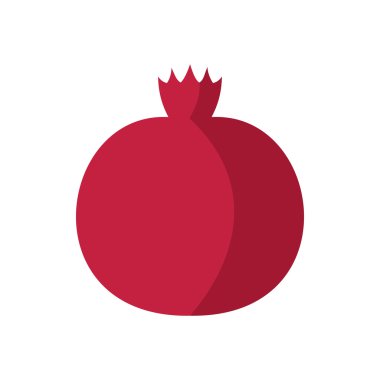 Düz stil simgesinde nar