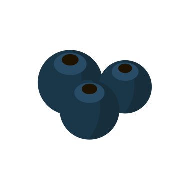 Blueberriesicon düz tarzı