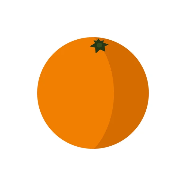 Icône orange dans un style plat — Image vectorielle