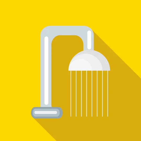 Shower spray icon, flat style — Stockvector