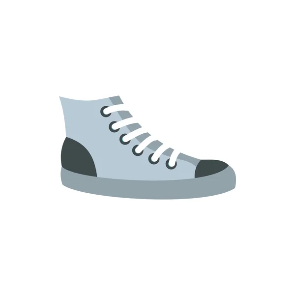 Icona scarpe da ginnastica, stile piatto — Vettoriale Stock