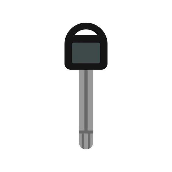 Icono de llave de coche, estilo plano — Vector de stock