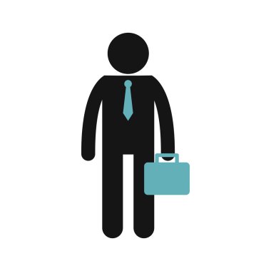 Aday bir iş simgesi, düz stil arıyorsunuz