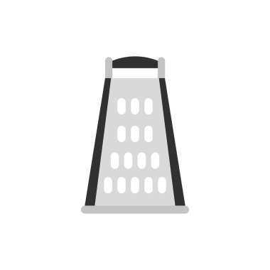 Mutfak rende simgesi, düz stil yemek