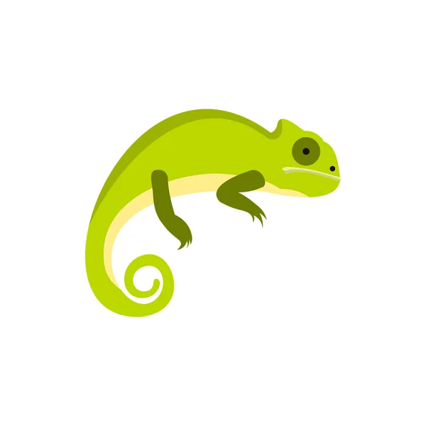 Chameleon icon in flat style — Stock Vector