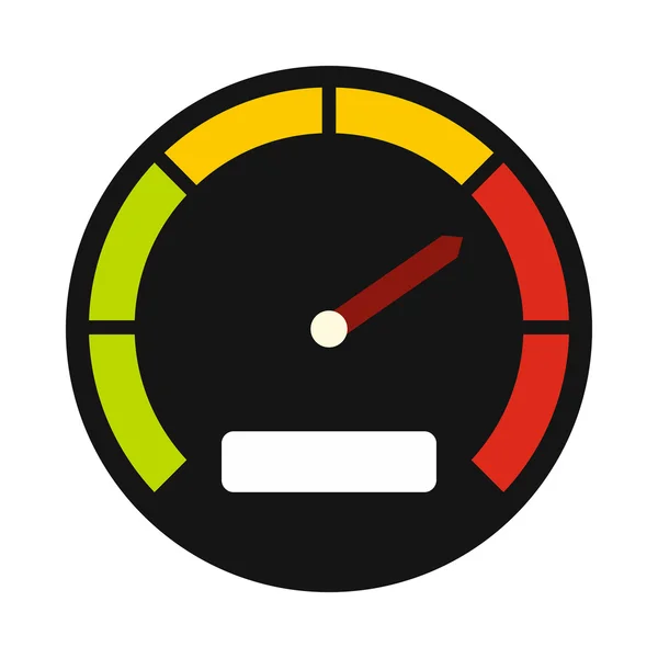 Toerenteller pictogram in vlakke stijl — Stockvector