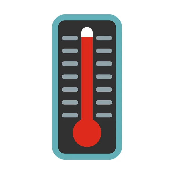 El termómetro indica icono de alta temperatura — Archivo Imágenes Vectoriales
