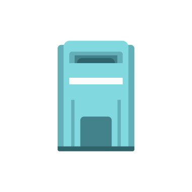 Mavi gelen kutusu simgesini, düz stil