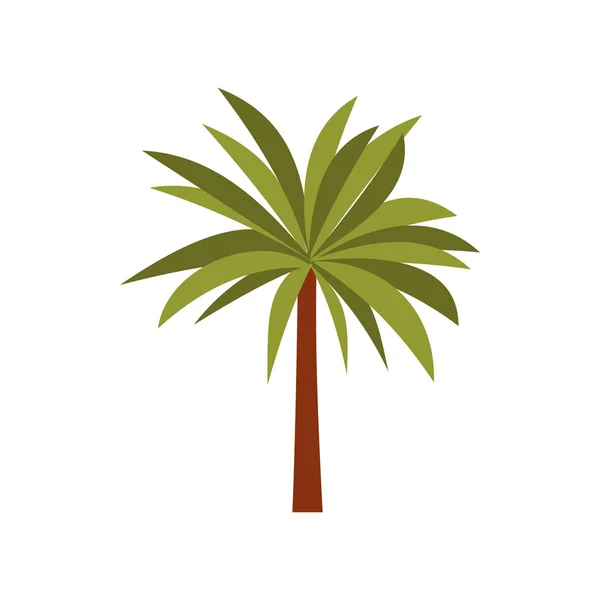 Palma pictogram, vlakke stijl — Stockvector
