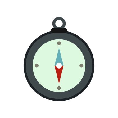 Pusula simgesini, düz stil