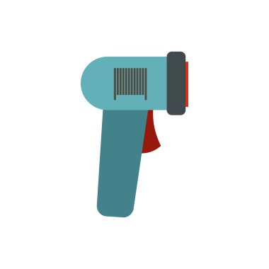 Barkod tarayıcı simgesi, düz stil