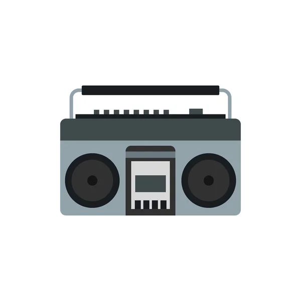 Boom box o icona del lettore di cassette radio — Vettoriale Stock