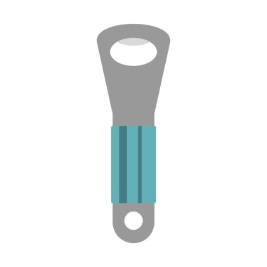 Bira şişe açacağı simgesi, düz stil