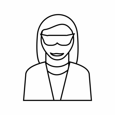 Kadın dedektif simgesi, anahat stili