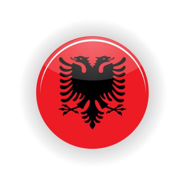 Arnavutluk simgesini daire