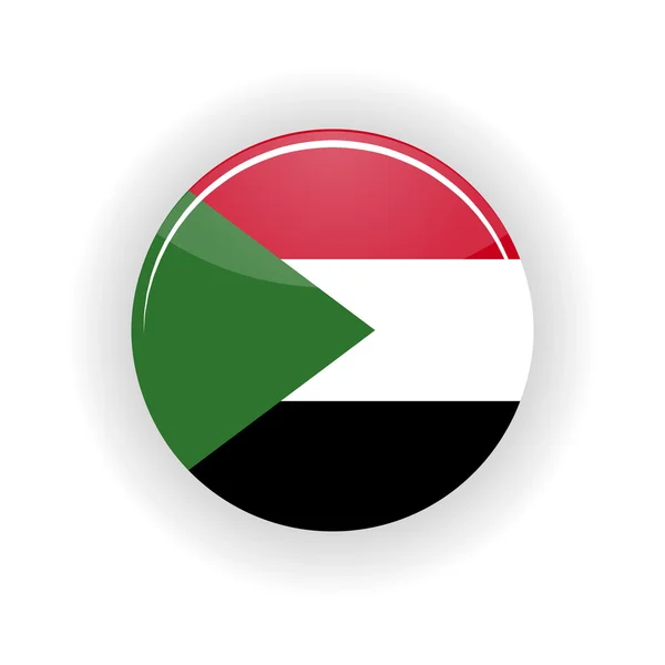 Soedan pictogram cirkel — Stockvector