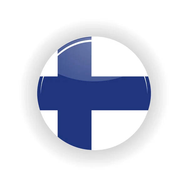 Finland pictogram cirkel — Stockvector