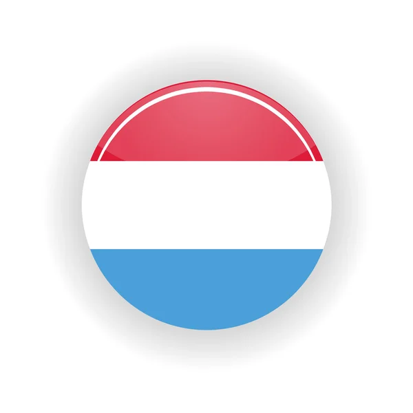Luxemburgischer Symbolkreis — Stockvektor