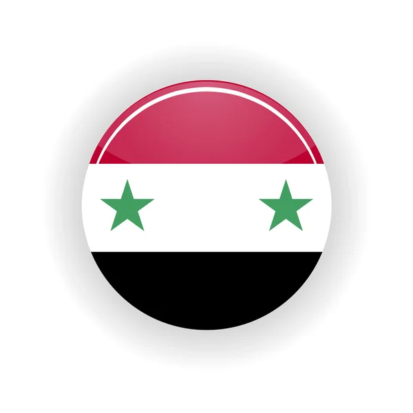 Syria icon circle — Stock Vector