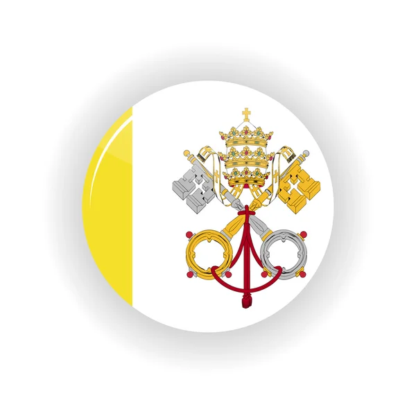 Vatikán ikona kruh — Stockový vektor