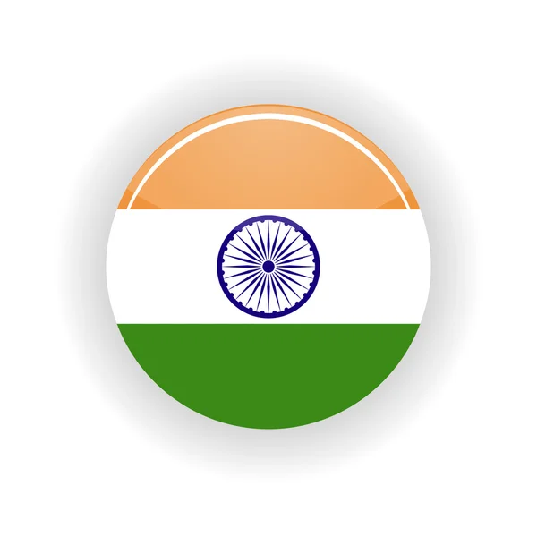 India icon circle — Stock Vector