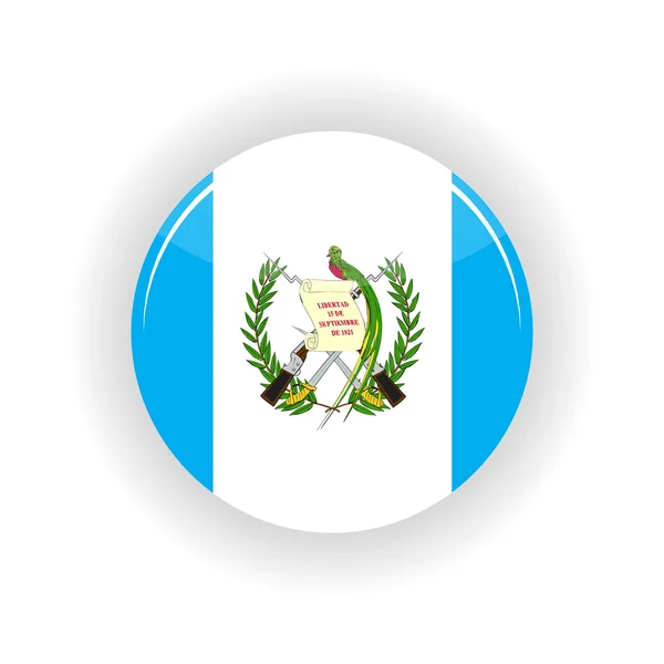 Guatemala pictogram cirkel — Stockvector