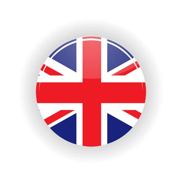 Regno Unito icona cerchio — Vettoriale Stock