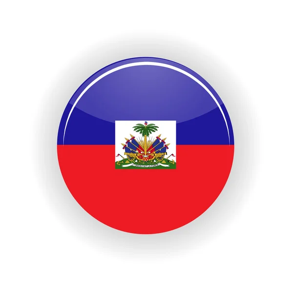 Haiti-ikonen cirkel — Stock vektor