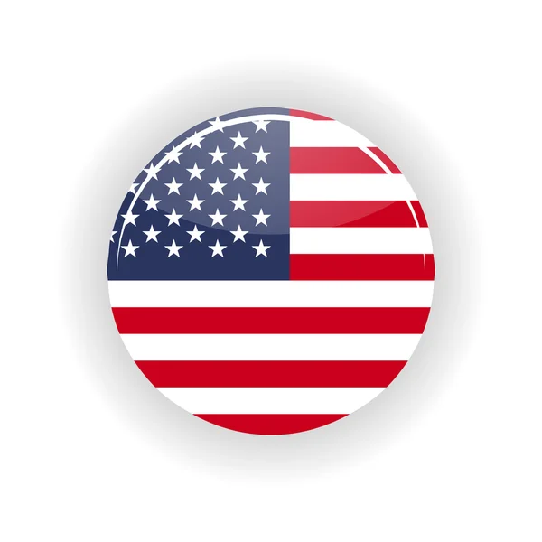 US-Symbolkreis — Stockvektor