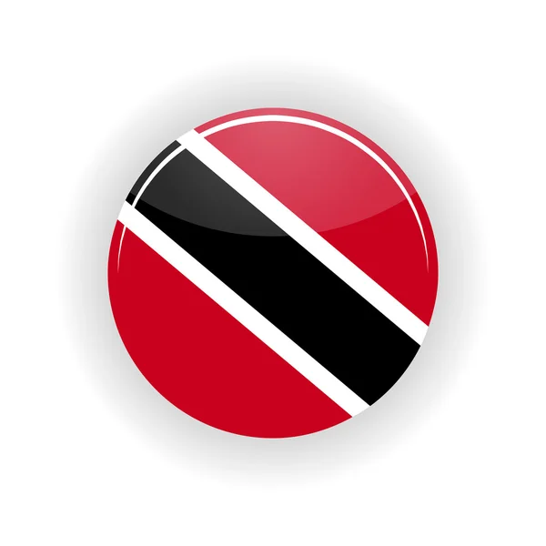 Trinidad och Tobago ikonen cirkel — Stock vektor