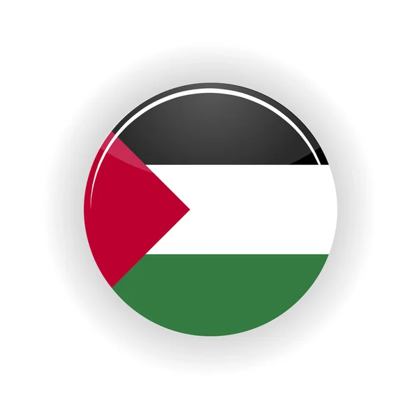 Σαχάρα Occidental εικονίδιο κύκλος — Διανυσματικό Αρχείο