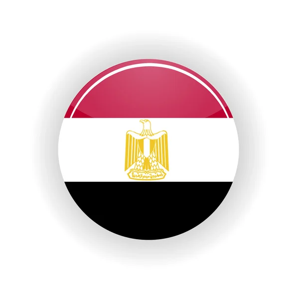 Egitto icona cerchio — Vettoriale Stock