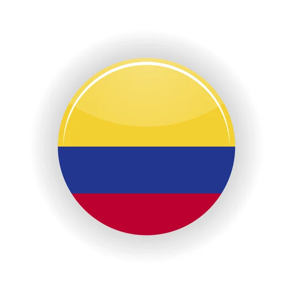 Colombia pictogram cirkel — Stockvector