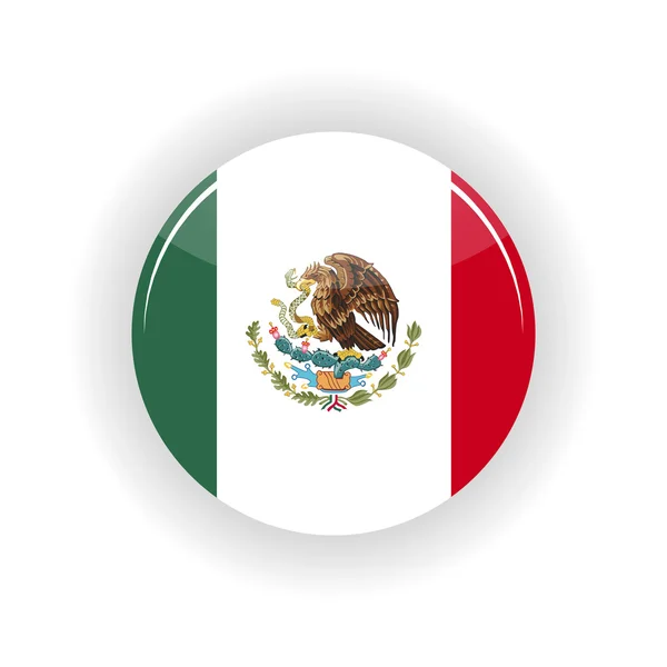 Círculo ícone México —  Vetores de Stock
