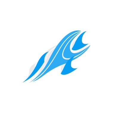 İzometrik 3d tarzı dalga simgesi