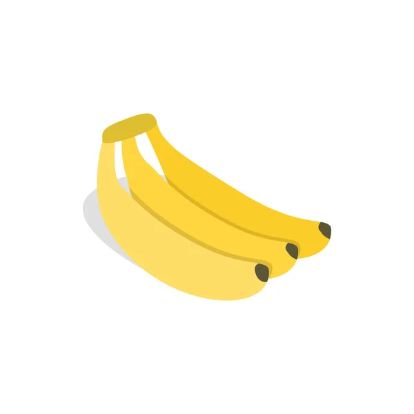 Bananensymbol, isometrischer 3D-Stil — Stockvektor