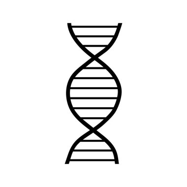 DNA iplikçik simgesi, basit tarzı