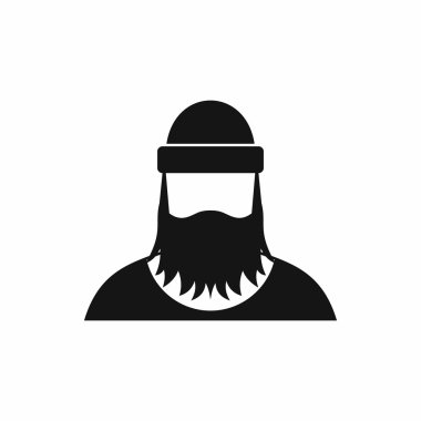 Oduncu simgesi basit tarzı