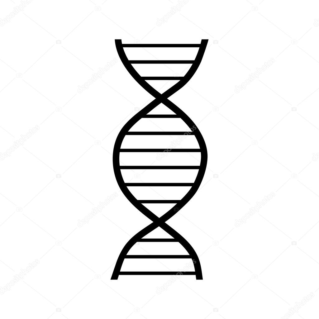 DNA strand icon, simple style — Stock Vector © ylivdesign #120495920