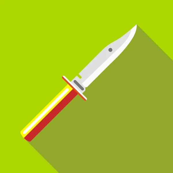Піктограма ножа, плоский стиль — стоковий вектор