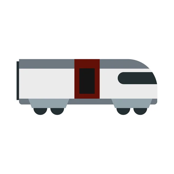 Icono del tren, estilo plano — Vector de stock