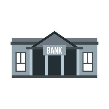 Banka simgesi, düz biçim