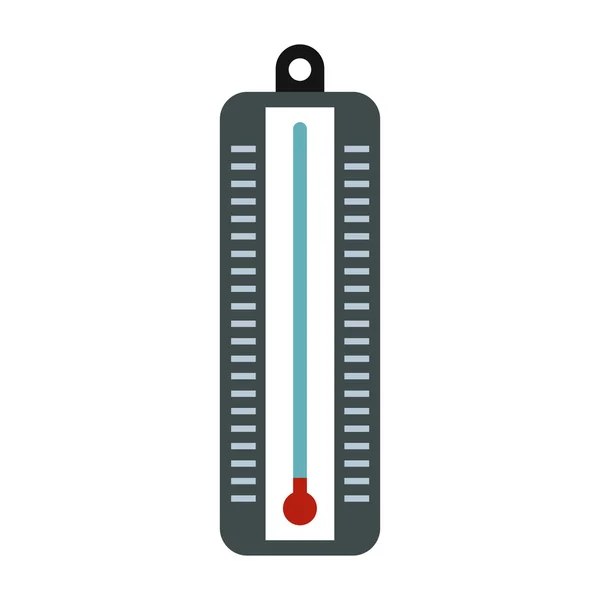 Thermometer mit Tieftemperatur-Symbol, flacher Stil — Stockvektor