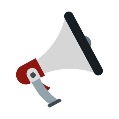 Düz stil hoparlör simgesini