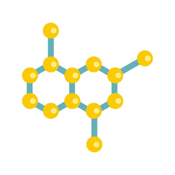 Icono de celosía de cristal, estilo plano — Archivo Imágenes Vectoriales