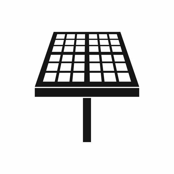 Solarenergie-Panel-Symbol, einfacher Stil — Stockvektor